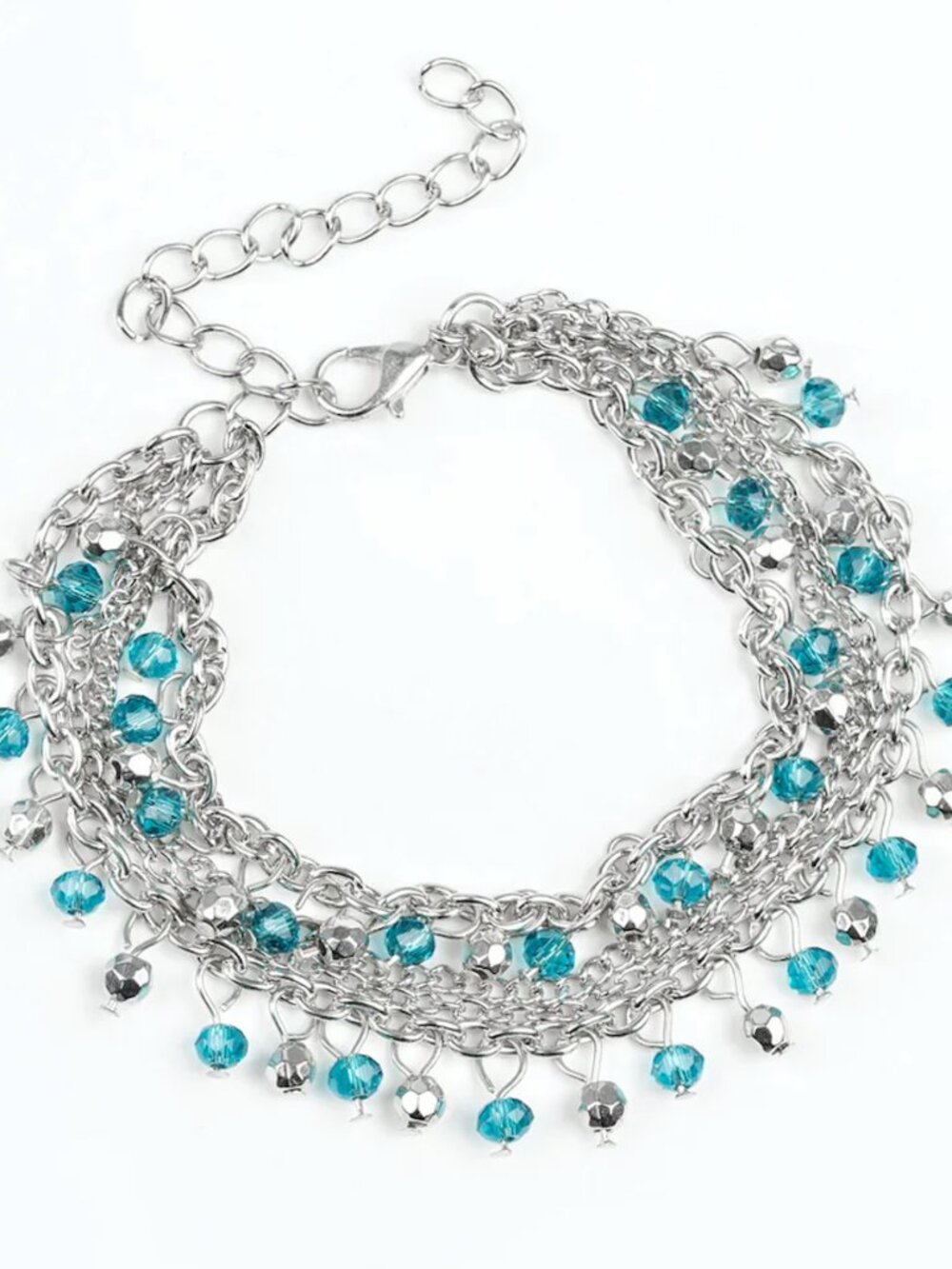 Paparazzi Cash Confidence Blue Bracelet
